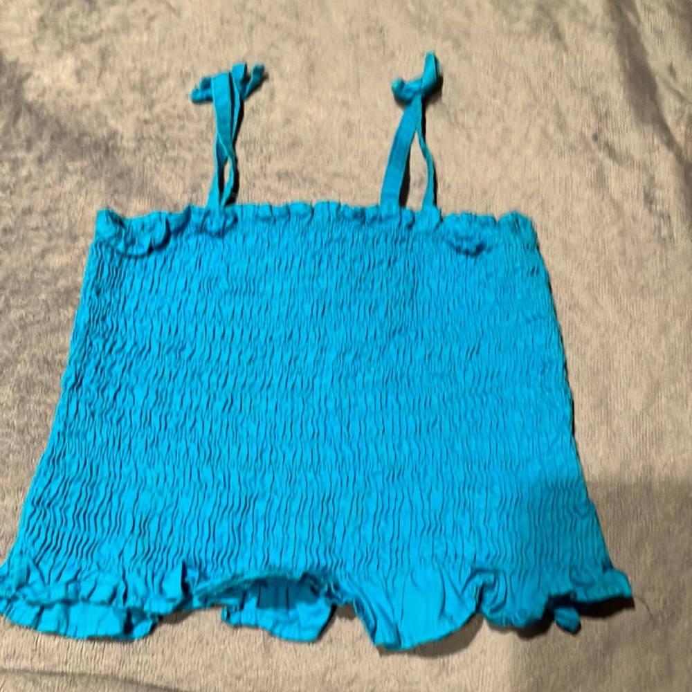 Blue Kids Tank Top EUC